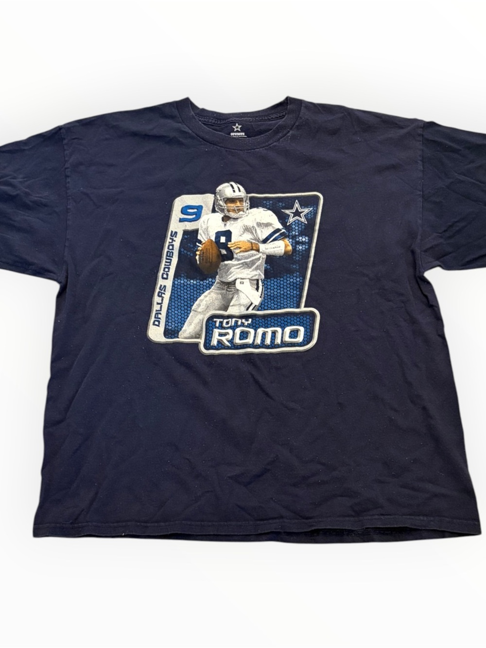 Tony Romo Dallas Cowboys T-Shirt Men’s XL Navy NFL #9